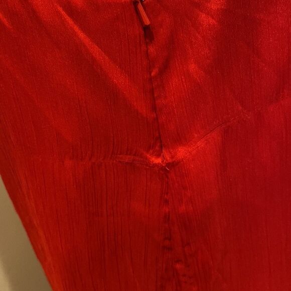 Alyce Paris Red Halter Dress Size 8 - Picture 7 of 8